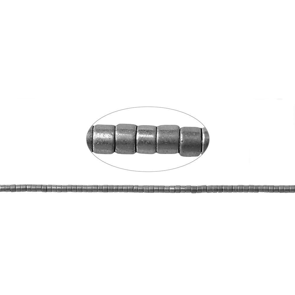Cilindro de filamentos (Heisihi), hematina de plata (teñida), 01 x 01mm | Marco Schreier