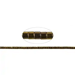 144210407825 Cilindro de filamentos (Heisihi), Oro hematínico (teñido), 01 x 01mm | Marco Schreier