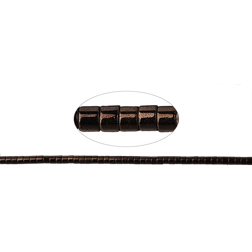 Cilindro de filamentos (Heisihi), Café hematina (teñido), 01 x 01mm | Marco Schreier