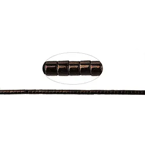 Strand cylinder (Heisihi), hematin coffee (dyed), 01 x 01mm | Marco Schreier