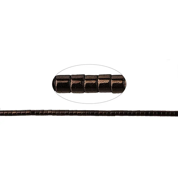 Strang Zylinder (Heisihi), Hämatin coffee (gef.), 01 x 01mm | Marco Schreier