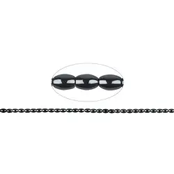 144210503320 Strang Oliven, Hämatin, ca. 06 x 04mm | Edelsteine, Heilsteine & Schmuck-Handel