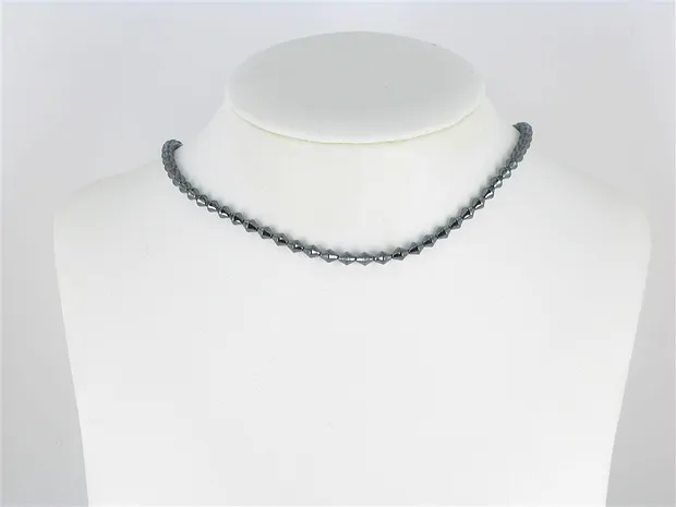 Strang Spindel, Hämatin, 06 x 04mm | Großhandel Edelsteine, Heilsteine & Schmuck