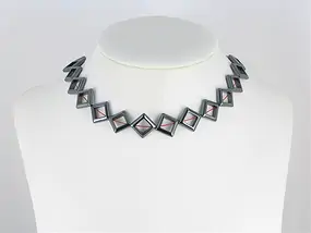 Strand frame, hematin, 13 x 13mm | wholesaler gems, healing stones & jewelry