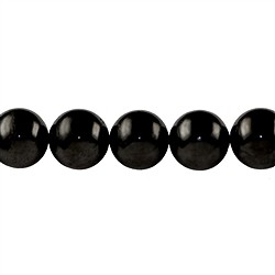 144320101220 String Beads, Shungite (stab.), 16mm | wholesaler gems, healing stones &amp; jewelry