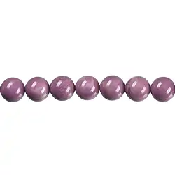 144380100921 Rang de collier boules, phosphosiderite, 10mm | Marco Schreier