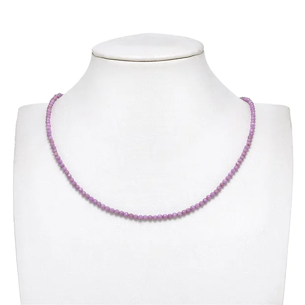 String Beads, Phosphosiderite, 03mm, faceted (38cm) | Marco Schreier