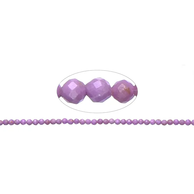 Rang de collier boules, phosphosiderite, 03mm, à facettes (38cm) | Marco Schreier