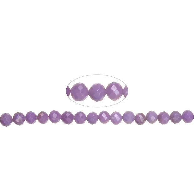 String Beads, Phosphosiderite AAA, faceted, 06mm | Marco Schreier