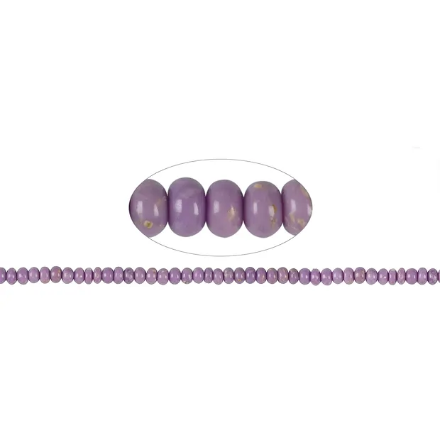 Botón de filamento, fosfosiderita, 03-04 x 06mm | Marco Schreier