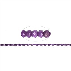 144380318021 Botón de filamento, fosfosiderita, facetado, 02 x 03mm | Marco Schreier