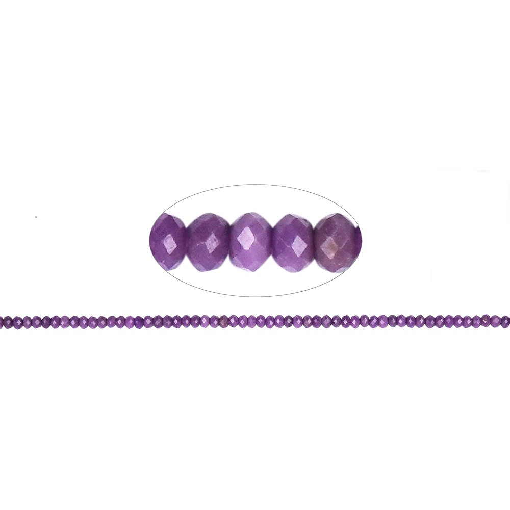 Strang Button, Phosphosiderit, facettiert, 02 x 03mm | Marco Schreier