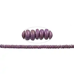 144380319920 Bottone a filo, fosfosiderite, 02-04 x 08 mm | grossista gemme e pietre curative