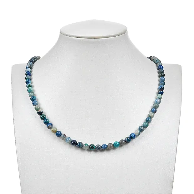 Filo di perle, shattuckite, 06 mm | Gemme Schreier, pietre curative e gioielli