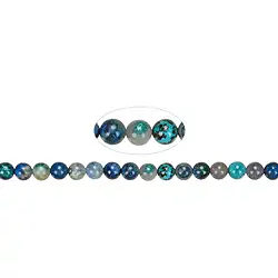 144560100520 Filo di perle, shattuckite, 06 mm | Gemme Schreier, pietre curative e gioielli