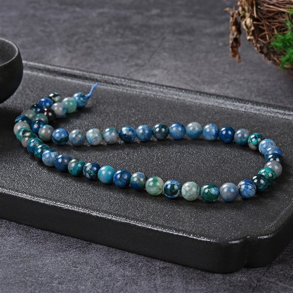 Strang Kugeln, Shattuckit, 08mm | Großhändler Edelsteine, Heilsteine & Schmuck