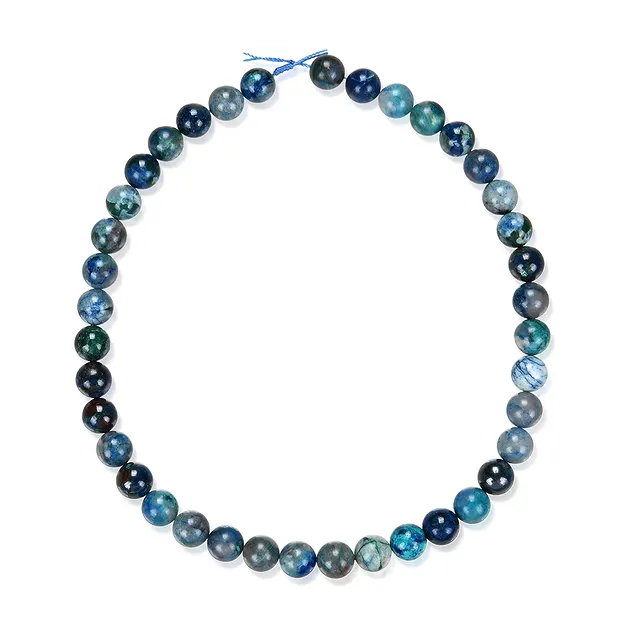 Rang de collier boules, Shattuckite, 10mm | Marco Schreier
