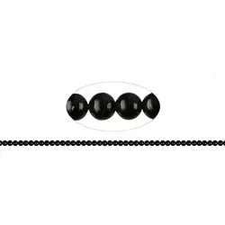 144570108220 String Beads, Spinel (black), 01,75mm | wholesale gems, healing stones & jewelry
