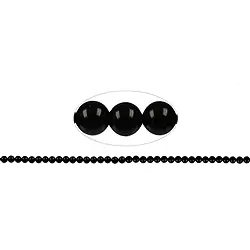 144570108320 Filo di perle, Spinello (nero), 02,25 mm | grossista gemme e pietre curative