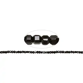Strang Würfel, Spinell, 03mm, facettiert (39cm) | Marco Schreier