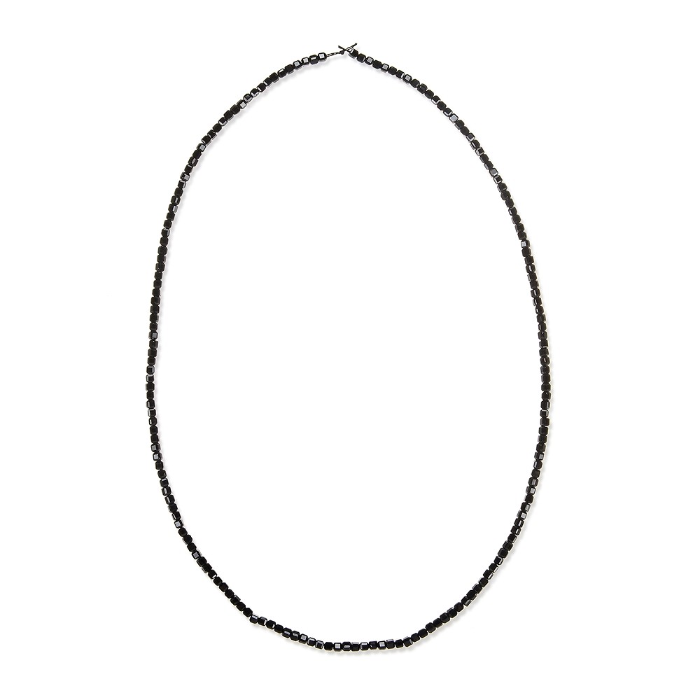 Strand cube, Spinel (black) 02mm, faceted (39cm) | Marco Schreier