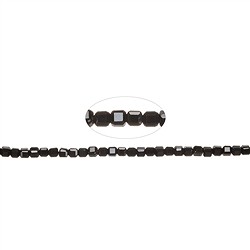 144570210220 Rang de colliers, Spinelle (noir) 02mm, à facettes (39cm) | Marco Schreier