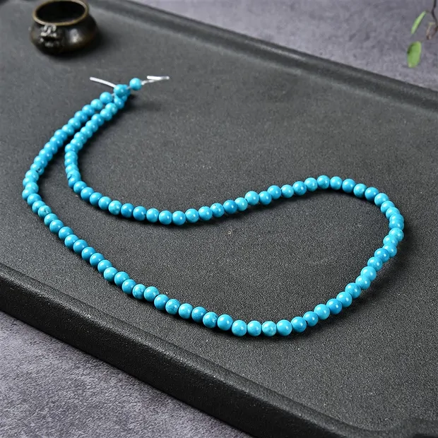 Rang de collier boules, turquénite (Magnésite colorée), 04mm | Marco Schreier