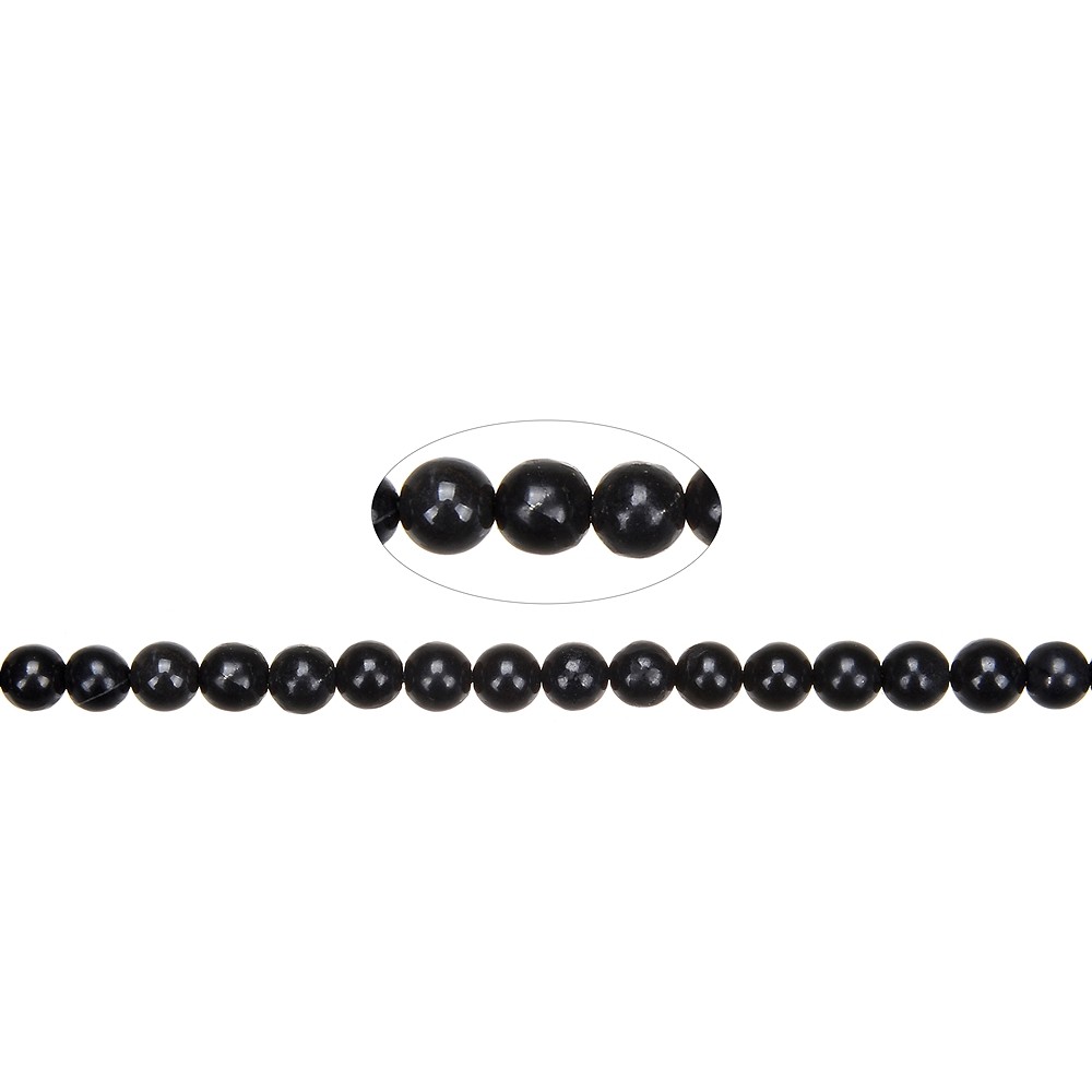 String Beads, Pyrite in slate, 06mm | wholesaler gems, healing stones & jewelry