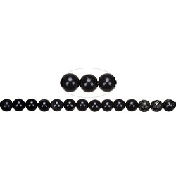 144610100720 Rang de colliers boules, Pyrite en ardoise, 08mm | Marco Schreier