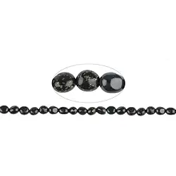 144610602320 Strand of nuggets, Pyrite in slate, 10 x 08mm (39cm) | Marco Schreier