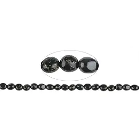 Strang Nuggets, Pyrit in Schiefer, 10 x 08mm (39cm) | Marco Schreier