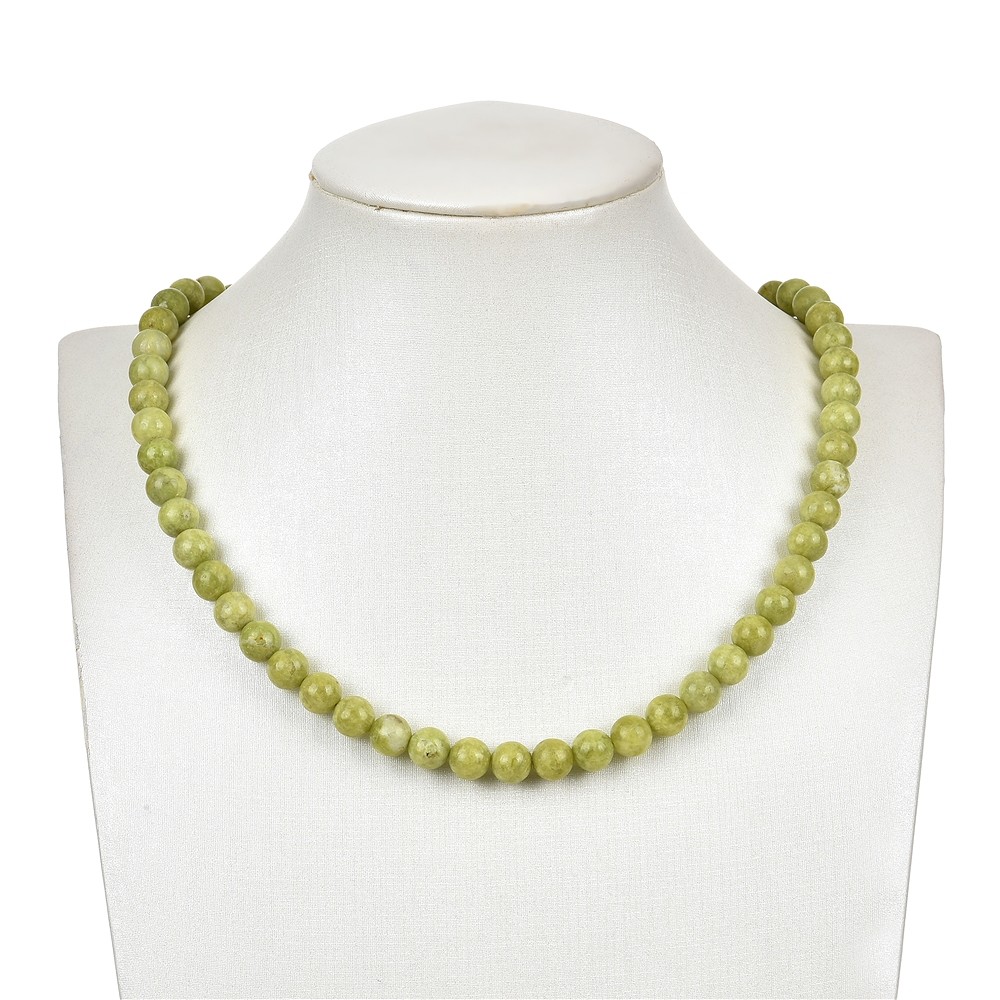 Cuentas preciosas, ópalo (ópalo pistacho A), 08 mm (39 cm) | Marco Schreier