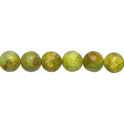 144680100920 String Beads, Opal (Pistachio Opal), 10 mm (39 cm) | Marco Schreier