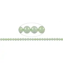 144710100521 Rang de collier boules, Chrysopal A (Opale des Andes (verte)), 06-07mm | Marco Schreier