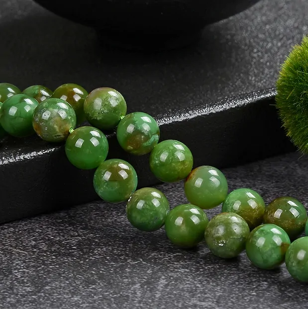 String Beads, Chrysopal A (Andean Opal), 08mm | wholesaler gems & healing stones