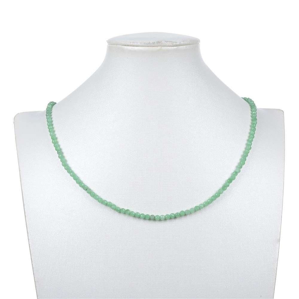 Strang Kugeln, Chrysopal, facettiert, 04mm | GH Edelsteine, Heilsteine &amp; Schmuck