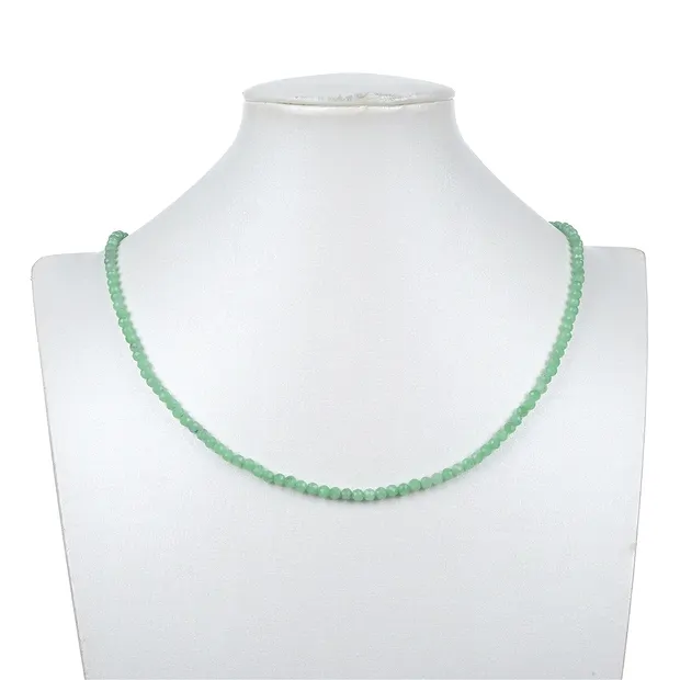 Strang Kugeln, Chrysopal, facettiert, 04mm | GH Edelsteine, Heilsteine & Schmuck