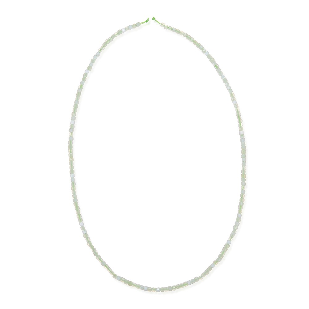 Cubo de filamento, crisopal, facetado, 02 x 02 x 02mm (39cm) | Marco Schreier