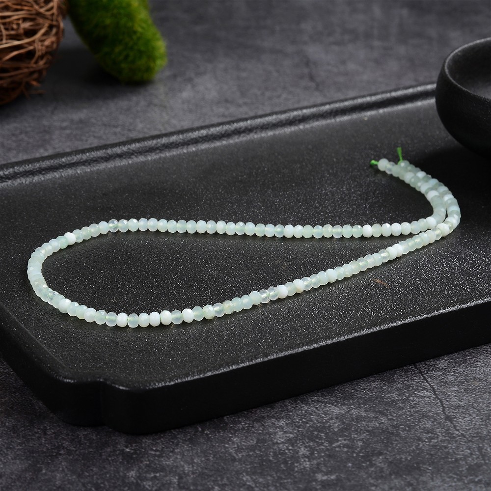 Strang Button, Chrysopal, facettiert, 03 x 04mm (39cm) | Marco Schreier