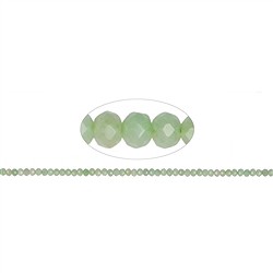 144710318020 Strang Button, Chrysopal, facettiert, 02 x 03mm | Marco Schreier