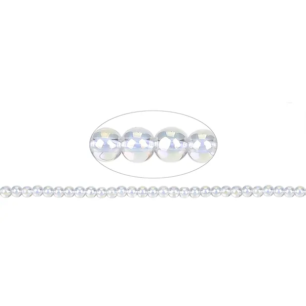 String Beads, Angel Aura, 06mm | minerals trade - gems, healing stones & jewelry