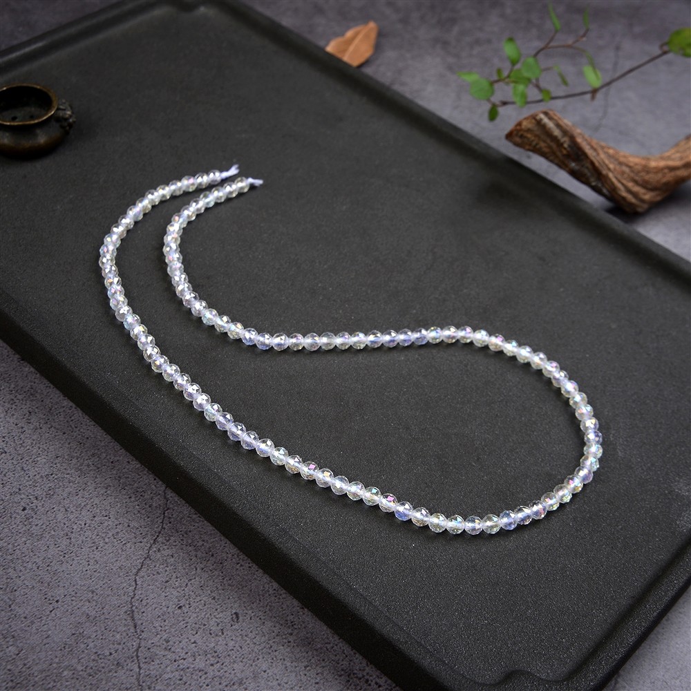 Rang de colliers boules, Angel Aura, à facettes, 04mm | Marco Schreier