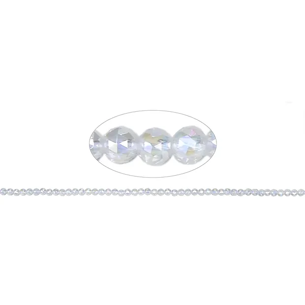 Strang Kugeln, Angel Aura, facettiert, 04mm | Edelsteine, Heilsteine & Schmuck