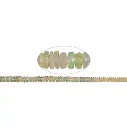 144800322520 Button strand, opal (Fire Opal), 02 x 03-06mm (42cm), with gradient | Marco Schreier