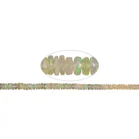 Strang Button, Opal (Feueropal), 02 x 03-06mm (42cm), mit Verlauf | Marco Schreier