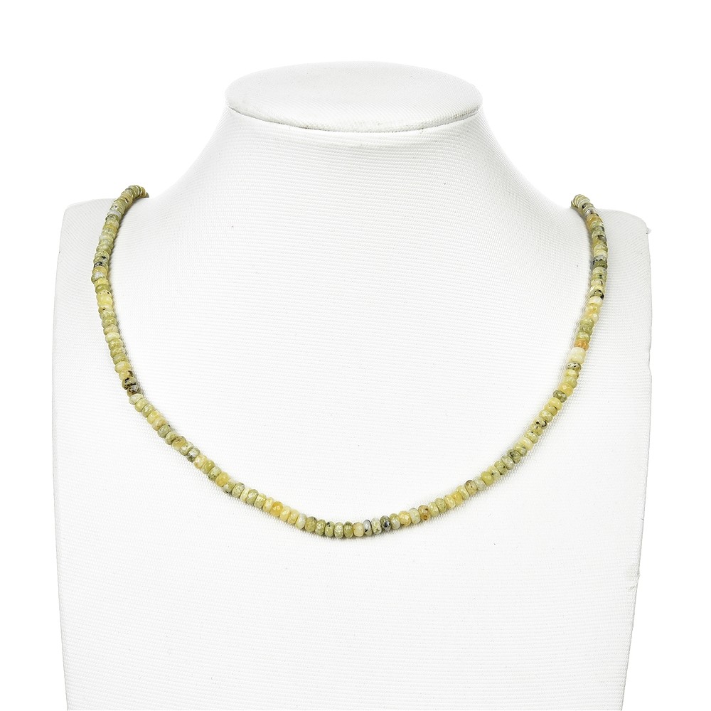 Strang Button, Serpentin (Lizardit), facettiert, 02 x 04mm | Marco Schreier