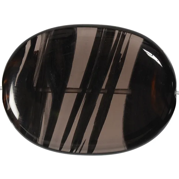 Strang Linse, Obsidian (Lamellenobsidian), 30 x 40mm | Marco Schreier