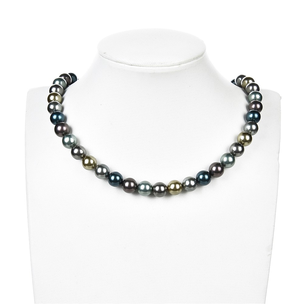 String Beads, shell beads colorful mix 3, 10mm | gems, healing stones & jewelry