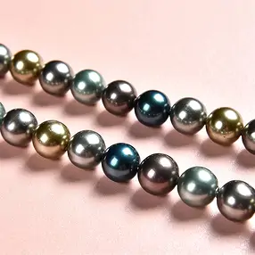 String Beads, shell beads colorful mix 3, 10mm | gems, healing stones & jewelry