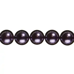 String Beads, purple shell beads, 14mm | Schreier gems, healing stones & jewelry